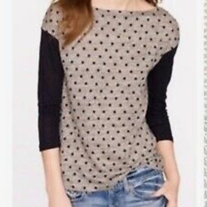 J. Crew 3/4 linen top